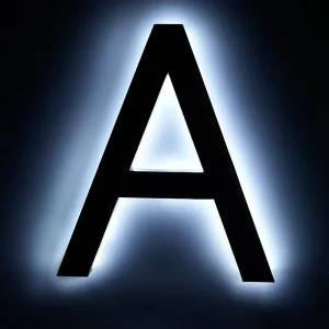 Custom LED Luminous Characters Sign High Brightness 3D Metal Channel Letter Sign for Office Use