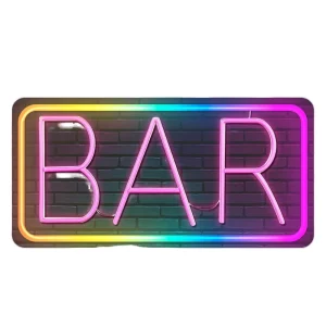 Custom LED Neon Lights M Car Logos Night Advertising 5V USB Wall Decorations 360 Degree Acrylic Beam IP65