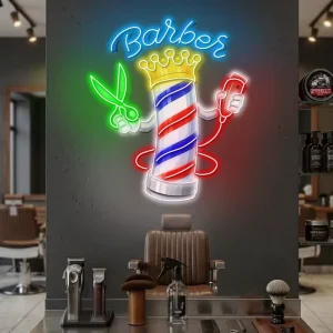 Custom LED Neon Sign with UV Print for Wall Decor