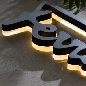 Custom LED Outdoor Advertising Signs with High Brightness Backlighting