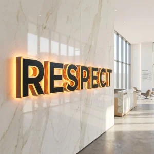 Custom LED Sign Business Indoor Outdoor Advertising Office Wedding Home Car Use 3D Acrylic Logo Design IP65 Waterproof