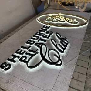 Custom LED Signage Letters 3D LED Illuminated Sign for Business Outdoor Store Company Brand Sign Trade Show