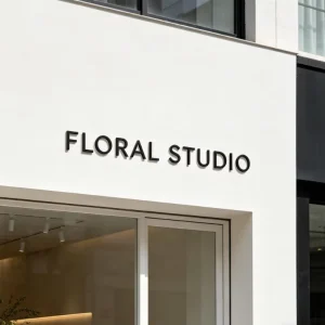 Custom LED Signs Stainless Steel Metal Lettering 3D Logo Office Interior Sign App Controlled IP65 Shops Buildings