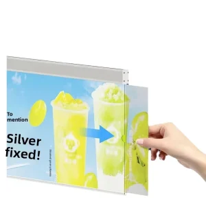 Custom LED Ultra Thin Double-Sided Pull-Frame Light Box Aluminum Alloy Frame RGB Color 10000 Lumens Brightness