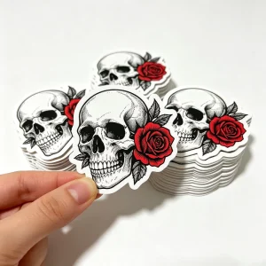 Custom Label Color Sticker Sheet Kiss Cut Printing Kiss Cut Sticker Sheets Custom Paper Sticker Sheet Kiss Cut Paper