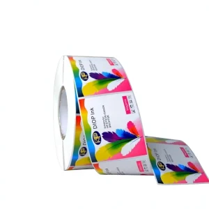 Custom Label Stickers Roll form Self-adhesive Waterproof Transparent Sealing Stickers Printed Logos Custom-made Advertising