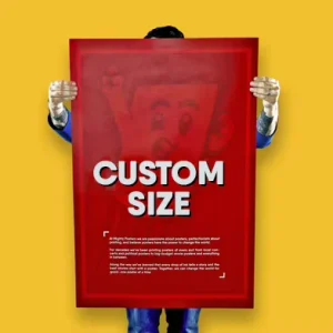 Custom Laminated Poster Printing A1 A2 A3 A4 Wall Art Personalizado Advertising Stick Posters