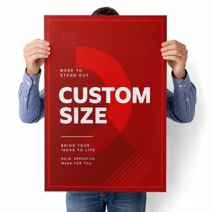 Custom Laminated Poster Printing A1 A2 A3 A4 for Wall Art and Advertising