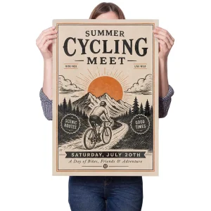 Custom Laminated Poster Printing A1 A2 A3 Gym Wallpaper Wall Art Advertising Poster