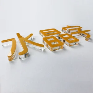 Custom Large Crystal Letters Acrylic Alphabet for Wall
