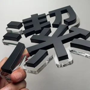 Custom Large Crystal Letters Acrylic Alphabet for Wall