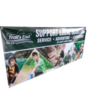 Custom Large Format Outdoor Waterproof Eco Friendly UV Resistant Street Fence Advertising Sign Banner Display Portable
