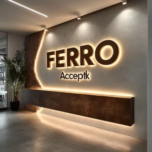 Custom Large Light Up Letters Advertising Signage for Indoor Office Wall Logo 3D Backlit Channel Letter