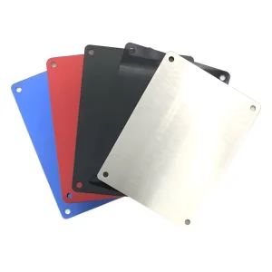 Custom Laser Cut Nameplate Anodized Sign Plaque Metal Color Printing Number Logo Aluminum Signage Metal Plate