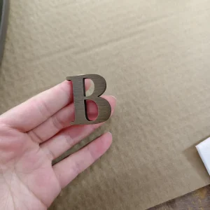 Custom Laser Cut Three-dimensional Illuminated Letters Outdoor Building Mounted Waterproof Backlit Metal Channel Letters