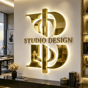 Custom Led Sign for Business logo Sign Custom Led Signage 3d Backlit Letter Led Illuminated Sign for Beauty Salons