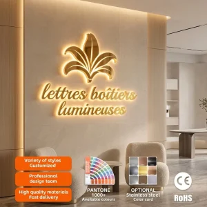 Custom Letreros Retroiluminados Con LED Made Letters Signs Outdoor Backlit Letter Signage LED Illuminated Sign for Salon
