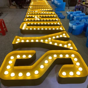 Custom Light Acrylic 3D Open LED Neon Sign Letter Number Light Acrylic Logo Channel Letter