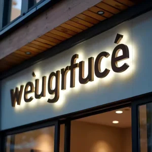 Custom Light up Metal Mirror Finish Letter Sign 3D Back lit Business Sign Nail Salon Logo LED Salon Sign Illuminated Logo