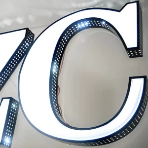 Custom Lightweight Borderless Luminous IP54 Weather Resistant LED Billboard Sign 450cd Brightness Custom Color for Outdoor