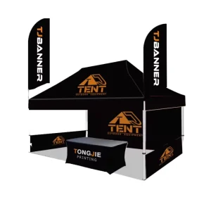 Custom Logo 10 X 10 FT 3X3m Pop Up Trade Show Tent for Outdoor Promotion and Branding Marquee Gazebo