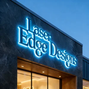 Custom Logo 3D Stainless Steel Frontlit LED Signage Durable Waterproof Outdoor Advertising Channel Letter Signs Car