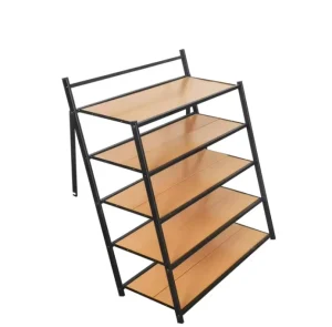Custom Logo Design Promotional Durable Metal Home Shoe Rack