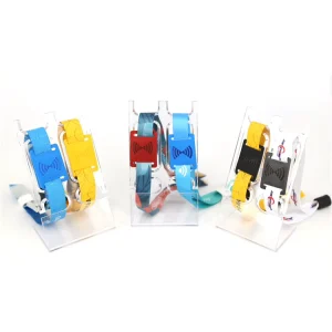 Custom Logo Disposable Woven Wristband for Event Promotion Factory Direct