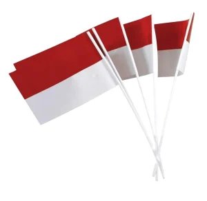 Custom Logo Hand Flag 14x21cm Mini Handheld National Flag Small Hand Waving Flag for Promotion Election Rally