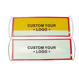 Custom Logo Hand Roller Display Handheld Cheering Flag Retractable Scrolling Banner for Advertising