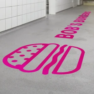 Custom Logo Large Graphic Anti slip Mall Ground Advertising Decals Waterproof Promotion Vinyl Floor Sticker