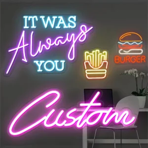 Custom Logo Neon Signs Design Business Logo Personalized Customized LED Sign Neon Light Sign for Company Office Shop Bar Salon