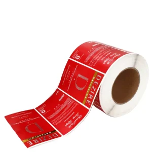 Custom Logo Paper Hot Stamping Metal Embossed Sticker Label Gold Foil Stickers