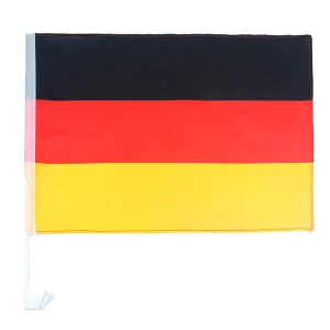 Custom Logo Pennant National Country Pennants Durable Polyester Germany USA Spain Bamboo Flagpole Outdoor Sports Parade Event