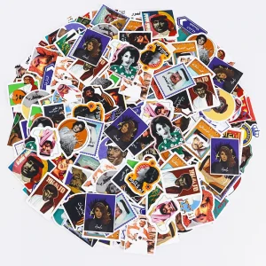 Custom Logo Photo Stickers UV Resistant Waterproof Vinyl Self-Adhesive Die Cut Labels for Candle Printing