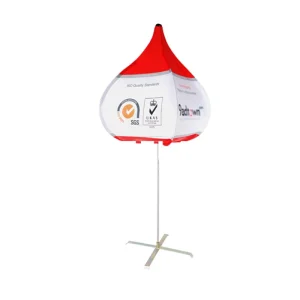 Custom Logo Portable Display Stand Flag Digital Printing Advertising Lantern Flags Banner for Activities