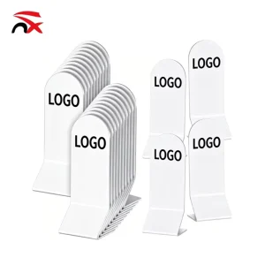 Custom Logo Printed Acrylic Number Sign Eco Friendly Lightweight Table Display Sign for Retail Store Diner