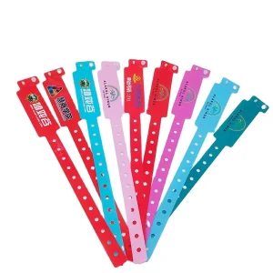 Custom Logo Printed Composite Wristbands with L Shaped and Wide Face Designs for Branding