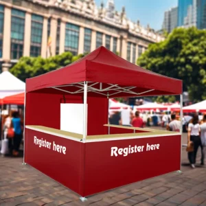 Custom Logo Printed Pop up Tent for Outdoor Advertising for Automotive and Agriculture Events Durable Folding Gazebos Tent