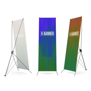 Custom Logo Printing X Stand Banners X Banner Wall Stands for Advertising Event Trade Show Display