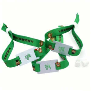 Custom Logo Promotion Festival 13.56mhz Events Smart Wristband Identification NFC RFID Wristband With Qr Code