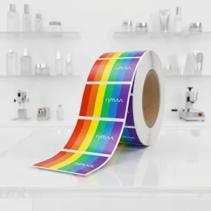 Custom Logo Self Adhesive Clear Label Stickers Waterproof Transparent Sticker for Beauty Product Packaging