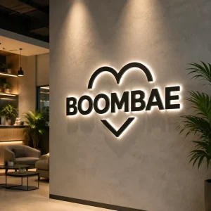 Custom Logo Sign LED Waterproof Outdoor Store Sign LED Channel Letters 3D Backlit Logo Sign for Shop Salon