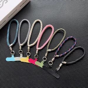 Custom Logo Silk Screen Printed Polyester ID Card Holder Wrist Lanyard Hook Colorful Design Personalized Promotional Gift