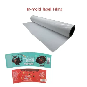 Custom Logo Soft PP IML Film Blow Molding Printing in Mold Label for Food Packaging Candy Chocolate Biscuit Container