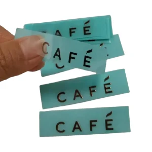 Custom Logo UV Transfer Stickers Metal Sticker Transfer Bronzing Hot Rose Gold Transparent Transfer Nickel Label