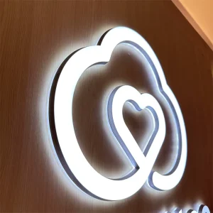 Custom Luminous Mini Light Sign Word Signboard 3d Acrylic Sign for Company Logo Glowing Letters Signage