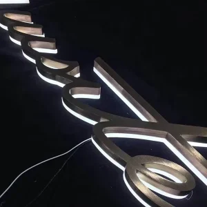 Custom Made Outdoor LED Stainless Steel Signage Letters Custom for Business