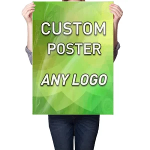 Custom Made Picture Poster Printing Photo Paper Material Advertising Promotion Art Studio Wall Display Posters Printing