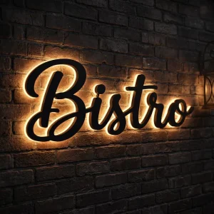 Custom Metal Backlit Sign Light Box Waterproof Outdoor Advertising Signage